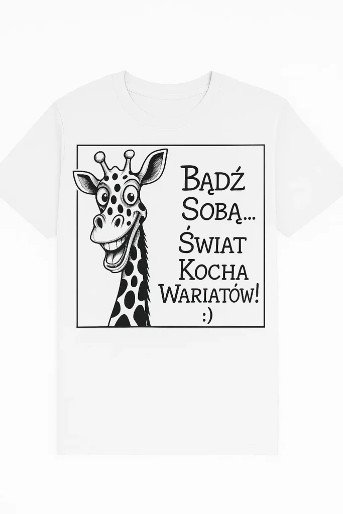 badz soba swiat kocha wariatow koszulka badz soba swiat kocha wariatow koszulka