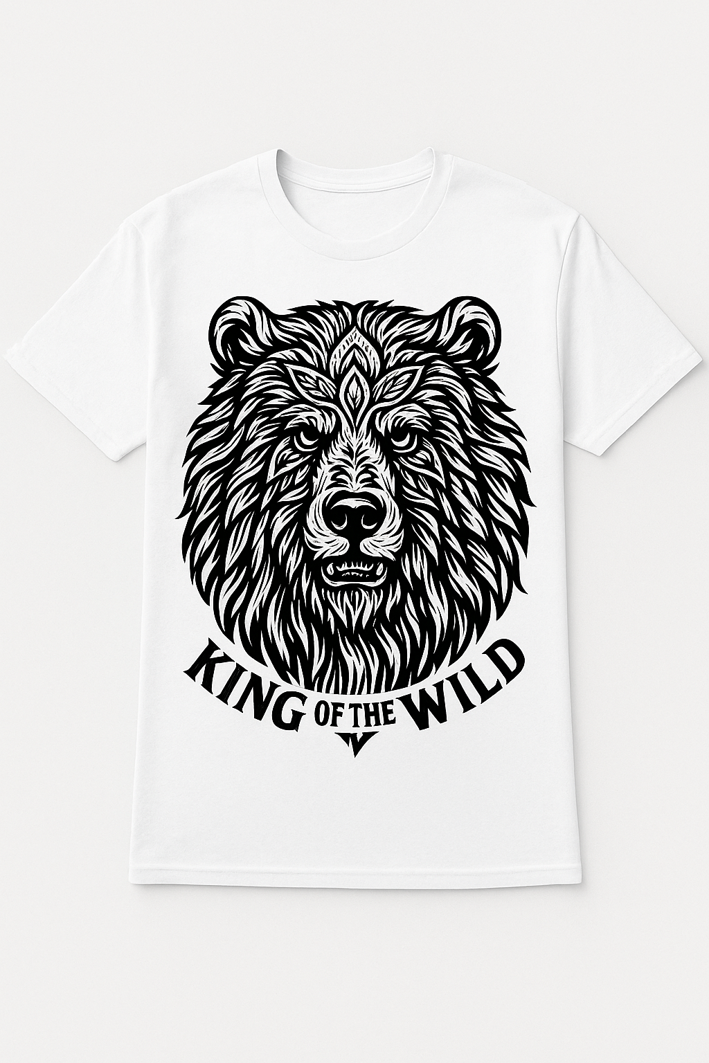 koszulka "king of the wild" – król wśród t shirtów z niedźwiedziem